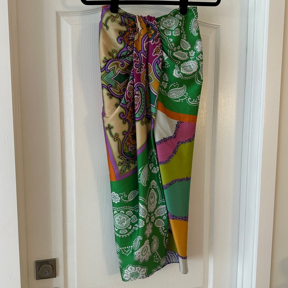 ZARA Colorful Print Skirt